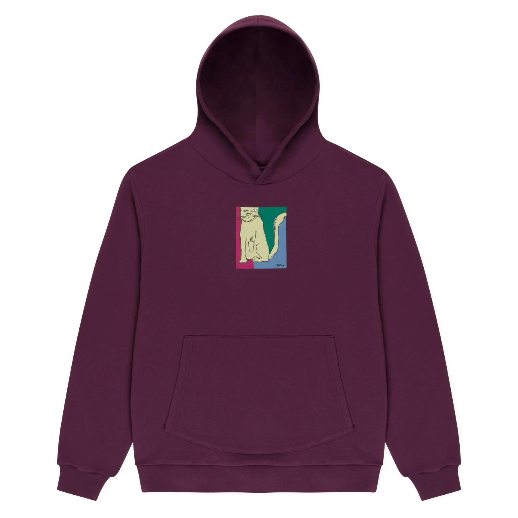 RIP N DIP NERMHOL HOODIE DARK PLUM RNDFALL26121 M L XL 110E (1)-Photoroom RIPNDIP NERMHOL HOODIE DARK PLUM - Εικόνα 1