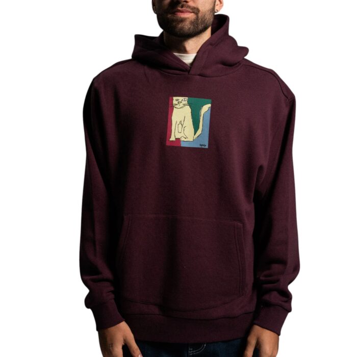 RIPNDIP NERMHOL HOODIE DARK PLUM - Εικόνα 2