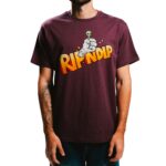 RIPNDIP STRONGER T-SHIRT DARK PLUM - Εικόνα 2