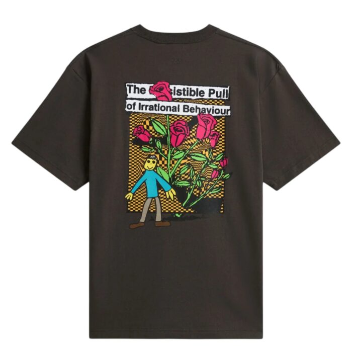 VANS CHECKERBOARD BEHAVIOUR T-SHIRT FADED BLACK - Εικόνα 2
