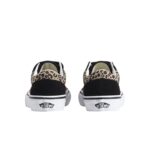 VANS KIDS OLD SKOOL V SHOES LEOPARD POP PINK VELVET BLACK - Εικόνα 4