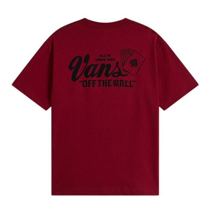 VANS HIGH ROLLER T-SHIRT BORDEAUX - Εικόνα 2