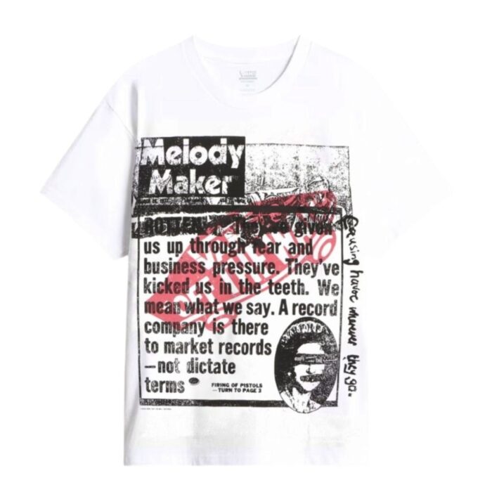 VANS SEX PISTOLS READ ALL ABOUT IT T-SHIRT WHITE - Εικόνα 2