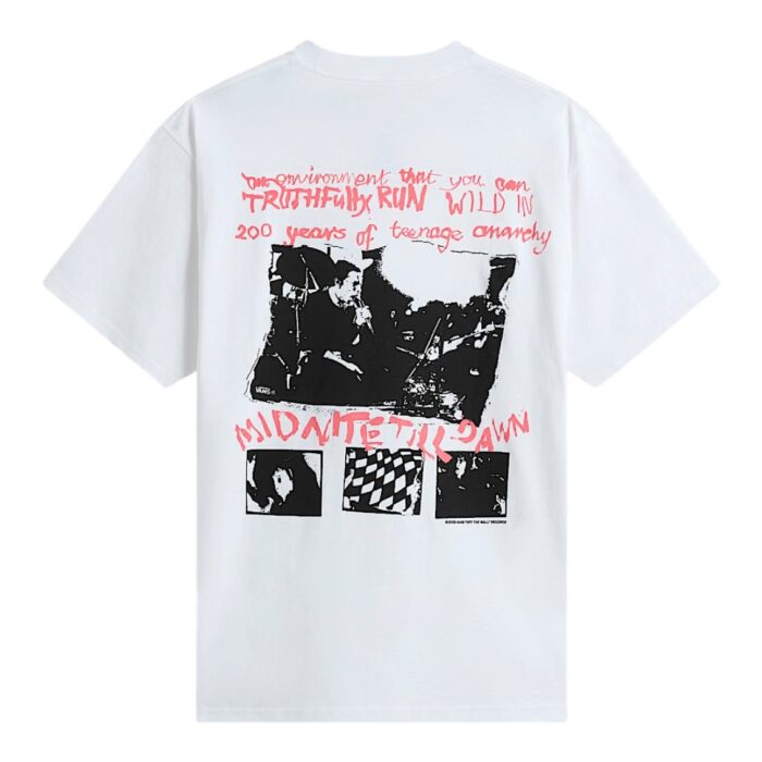 VANS SEX PISTOLS RUN WILD ON THE GREEN T-SHIRT WHITE - Εικόνα 4