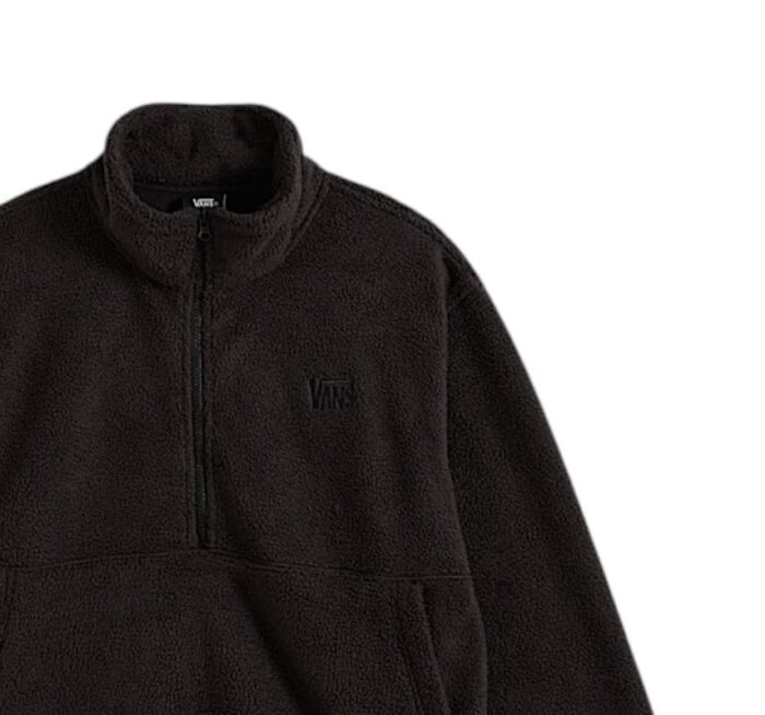 VANS SHEPARD HALF ZIP POLAR FLEECE BLACK - Εικόνα 3