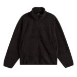 VANS SHEPARD HALF ZIP POLAR FLEECE BLACK