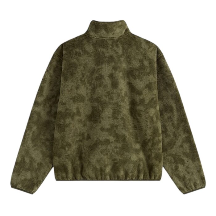 VANS SHEPARD HALF ZIP POLAR FLEECE MOSSY OLIVE GREEN OBSIDIAN FERN GREEN - Εικόνα 2