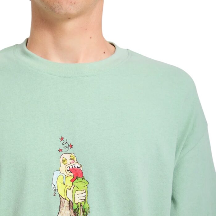 VOLCOM ACID FROG T-SHIRT ICE GREEN - Εικόνα 4