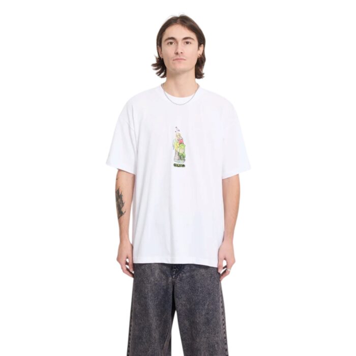 VOLCOM ACID FROG T-SHIRT WHITE - Εικόνα 3