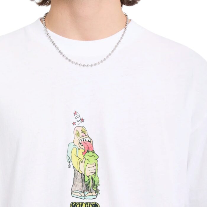 VOLCOM ACID FROG T-SHIRT WHITE - Εικόνα 5