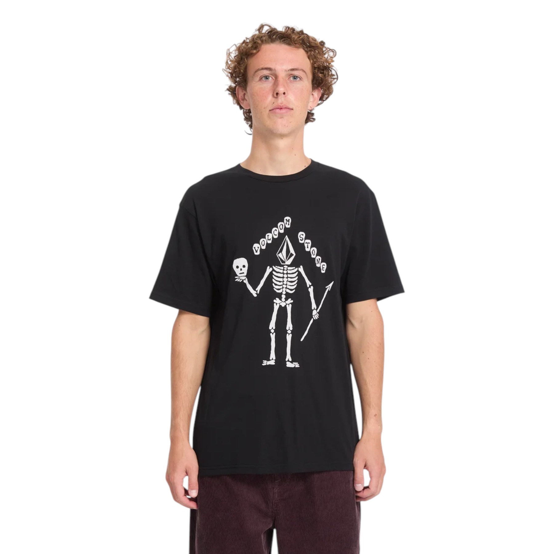 VOLCOM FELIX SKULL T-SHIRT BLACK A3532609-BLK M L XL 35E (1)-Photoroom VOLCOM FELIX SKULL T-SHIRT BLACK - Εικόνα 1