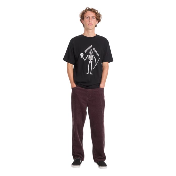 VOLCOM FELIX SKULL T-SHIRT BLACK - Εικόνα 4