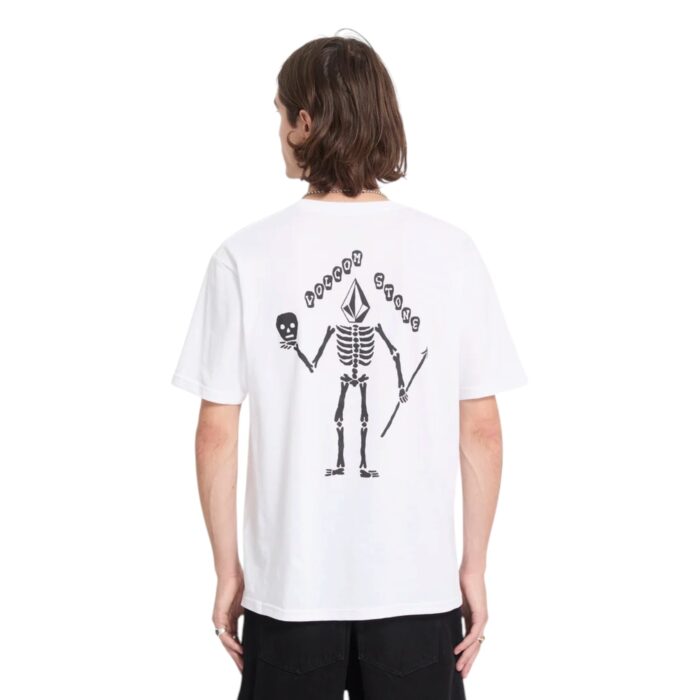 VOLCOM FELIX SKULL T-SHIRT WHITE - Εικόνα 2