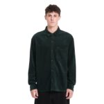 VOLCOM FOSTERED II CORD SHIRT SCARAB