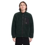 VOLCOM MUZZER FUZZAR ZIP FLEECE SCARAB