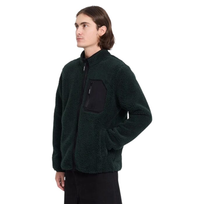 VOLCOM MUZZER FUZZAR ZIP FLEECE SCARAB - Εικόνα 3