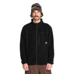 VOLCOM NELSON SHERPA FULL ZIP FLEECE BLACK