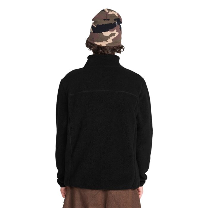 VOLCOM NELSON SHERPA FULL ZIP FLEECE BLACK - Εικόνα 2