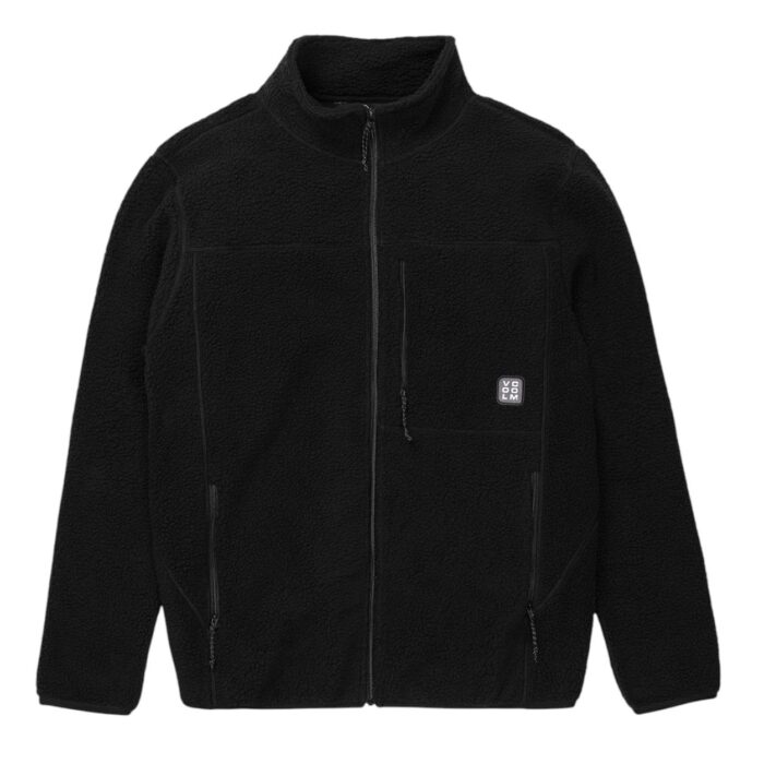 VOLCOM NELSON SHERPA FULL ZIP FLEECE BLACK - Εικόνα 5