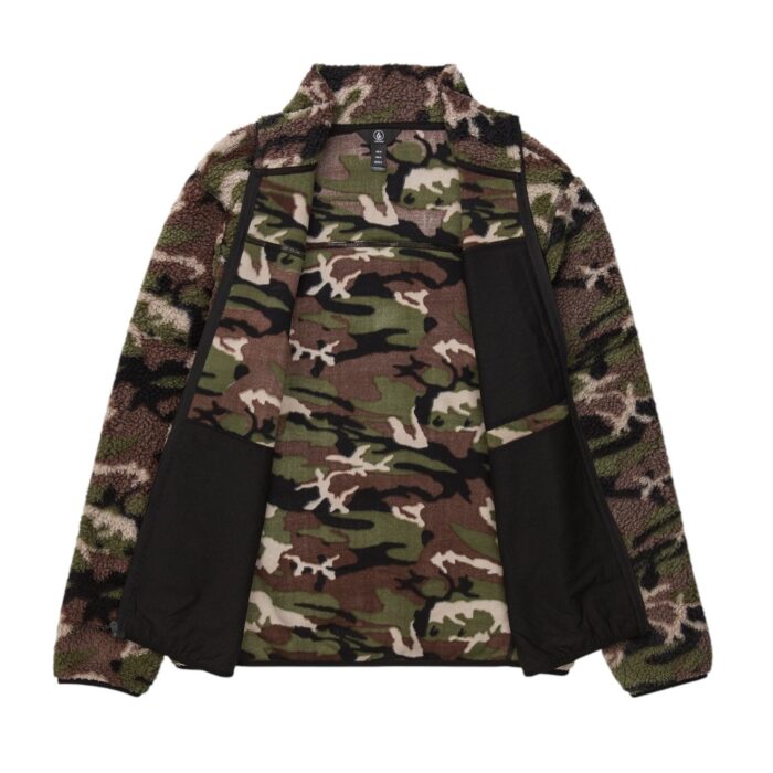 VOLCOM NELSON SHERPA FULL ZIP FLEECE CAMOFLAUGE - Εικόνα 7