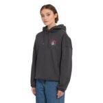 VOLCOM RADICAL DAZE UP HOODIE BLACK - Εικόνα 3