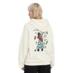 VOLCOM RADICAL DAZE UP HOODIE OFF WHITE - Εικόνα 2