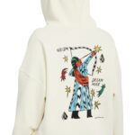 VOLCOM RADICAL DAZE UP HOODIE OFF WHITE - Εικόνα 4