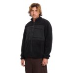 VOLCOM STORM STONE ZIP SHERPA FLEECE RAISIN - Εικόνα 3