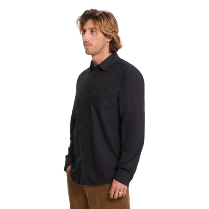 VOLCOM VEECO OXFORD SHIRT BLACK - Εικόνα 3