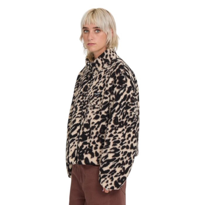 VOLCOM WYLDING OUT ZIP SHERPA ANIMAL PRINT - Εικόνα 3