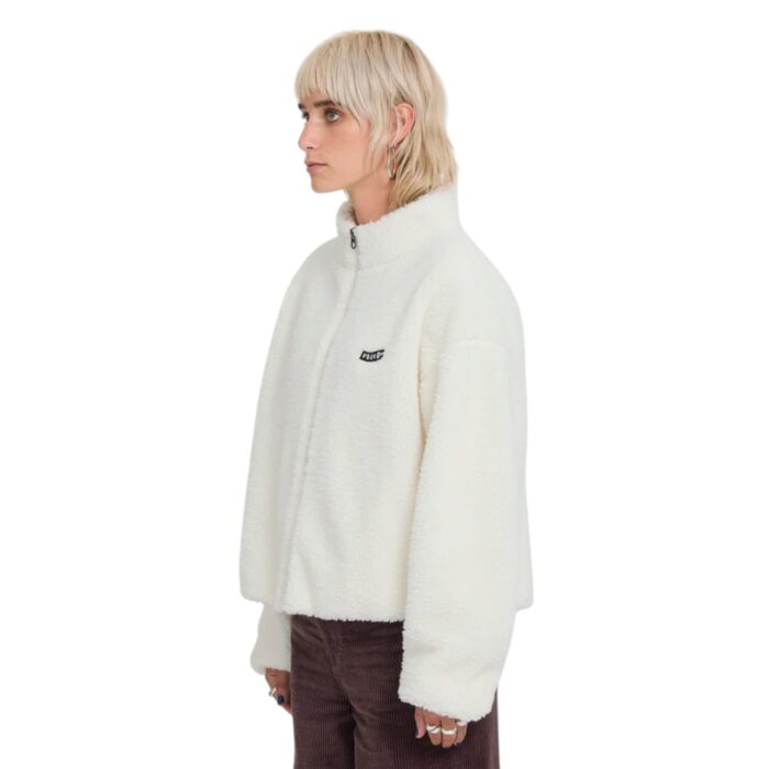 VOLCOM WYLDING OUT ZIP SHERPA OFF WHITE - Εικόνα 3