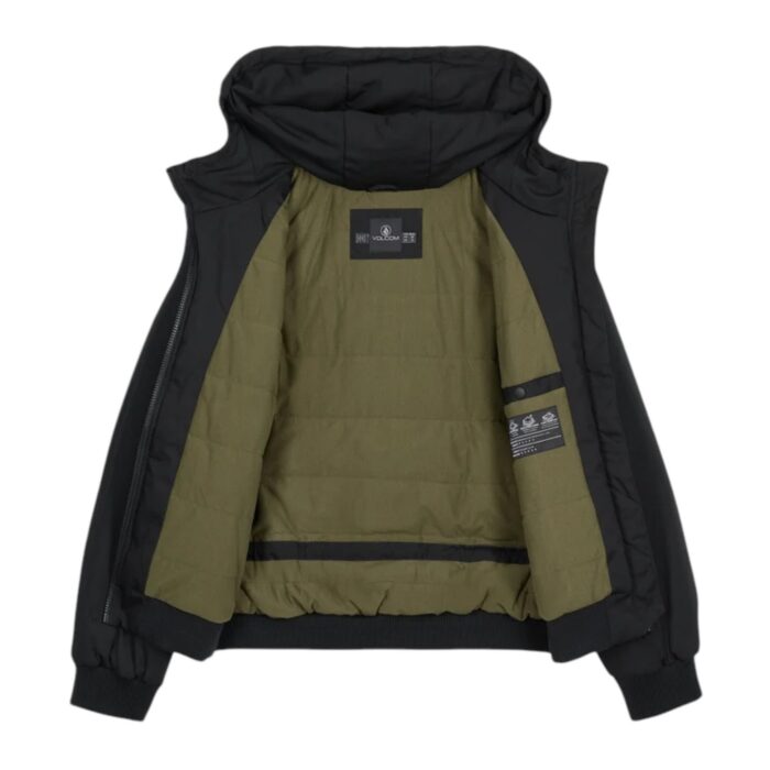 VOLCOM WERNAN 10K JACKET BLACK - Εικόνα 8