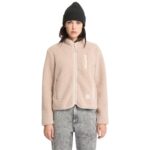 VOLCOM WUZER FUZZAR ZIP FLEECE KHAKIEST