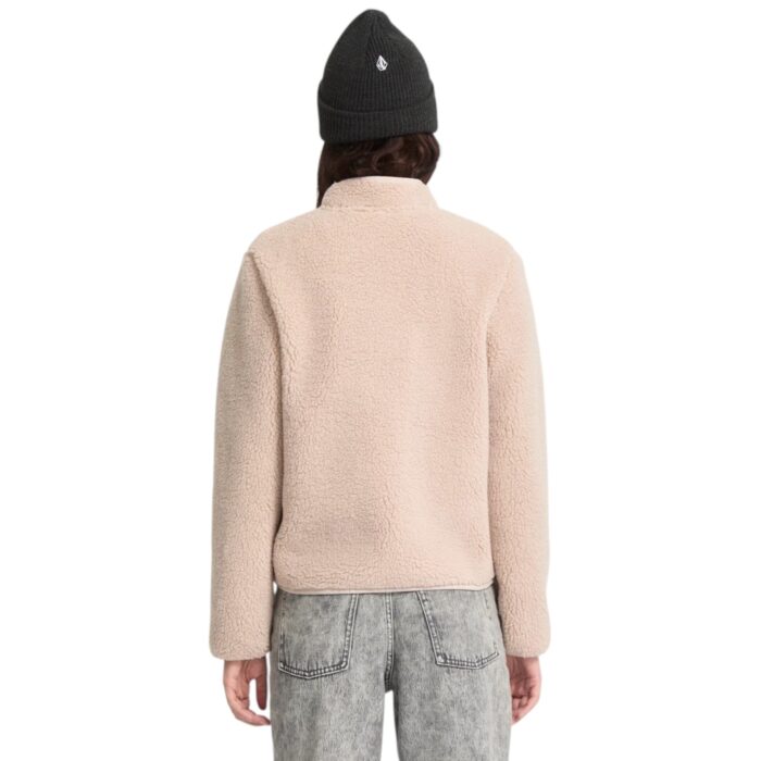 VOLCOM WUZER FUZZAR ZIP FLEECE KHAKIEST - Εικόνα 2