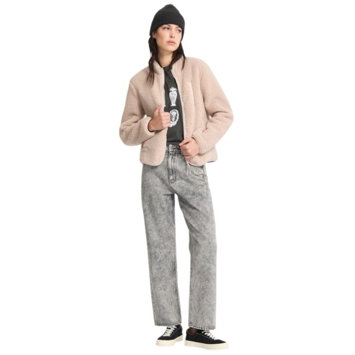 VOLCOM WUZER FUZZAR ZIP FLEECE KHAKIEST - Εικόνα 5