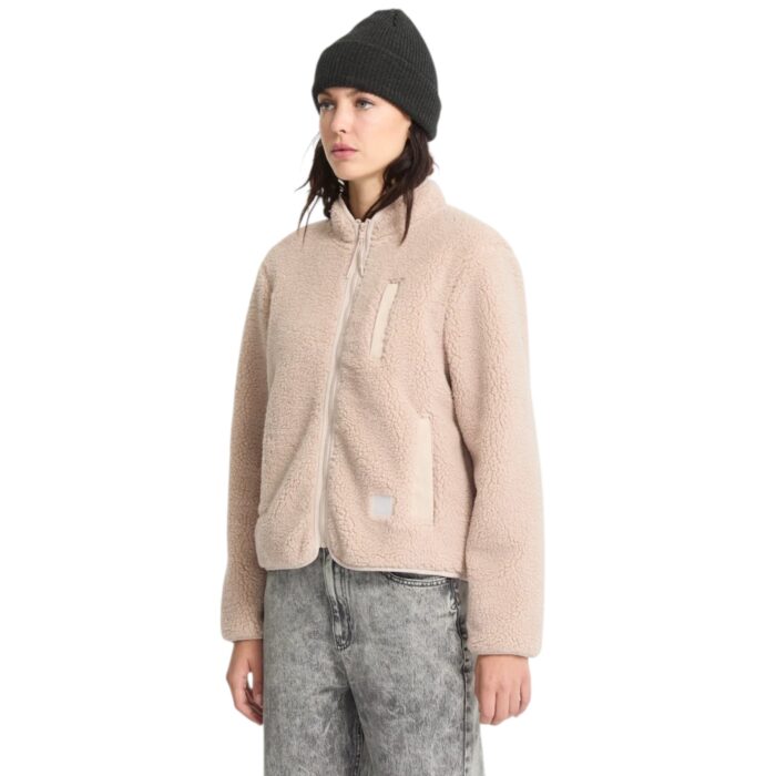 VOLCOM WUZER FUZZAR ZIP FLEECE KHAKIEST - Εικόνα 3