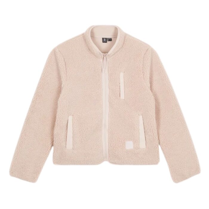 VOLCOM WUZER FUZZAR ZIP FLEECE KHAKIEST - Εικόνα 6