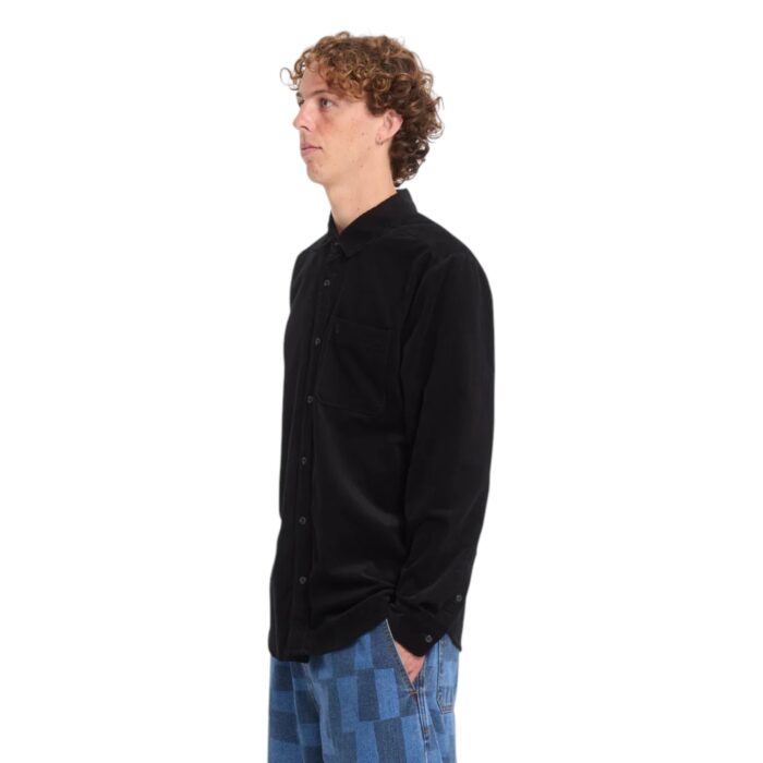 VOLCOM ZANDER CORD SHIRT BLACK COMBO - Εικόνα 3