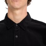 VOLCOM ZANDER CORD SHIRT BLACK COMBO - Εικόνα 5
