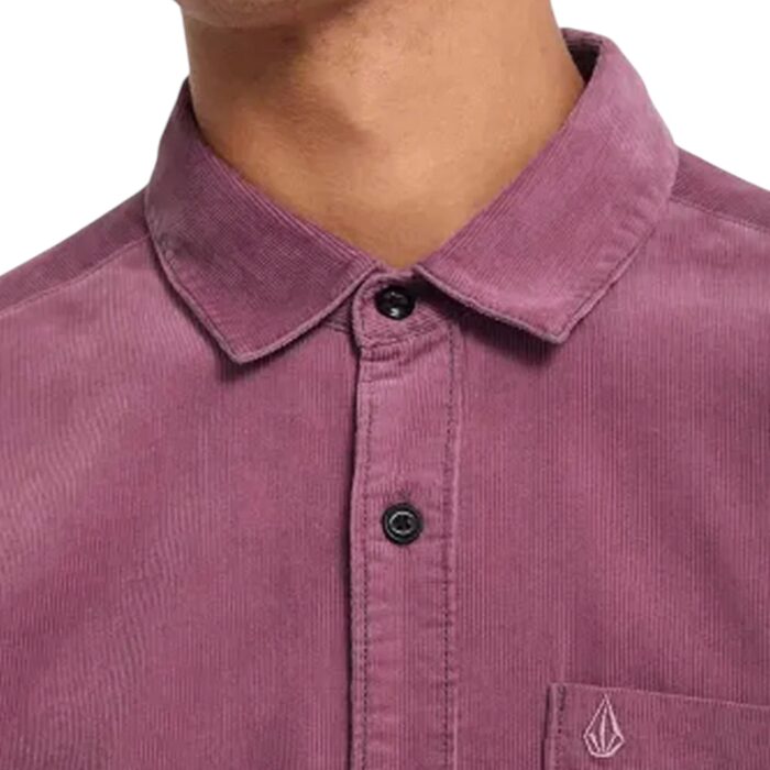 VOLCOM ZANDER CORD SHIRT ORCHID - Εικόνα 4